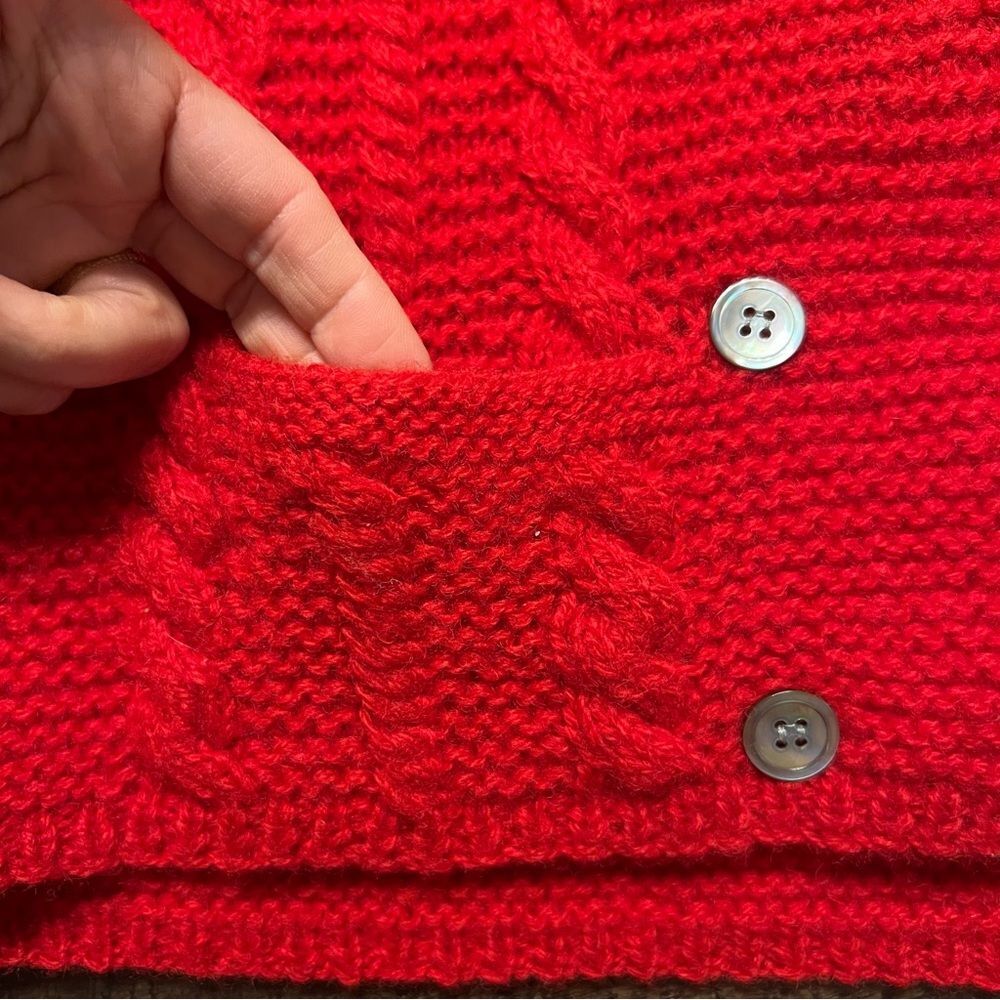 Vintage Cambridge Spirit Womens Shetland Wool Knit Vest Size M Preppy Academia - Picture 3 of 9